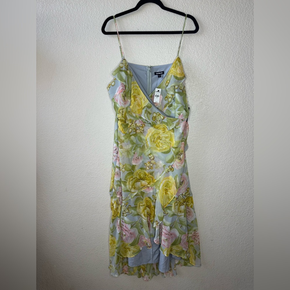 Express Floral Spaghetti Strap Dress LD002